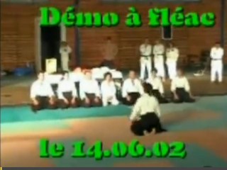 Démo au dojo de Fléac en 2002 